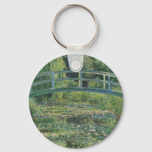Der Seerosenteich, Landschaftsölgemälde, Monet Schlüsselanhänger