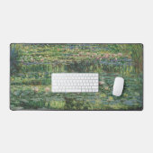 Der Seerosenteich, Landschaftsölgemälde, Monet Schreibtischunterlage (Tastatur & Maus)