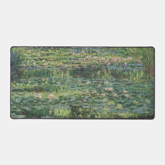 Der Seerosenteich, Landschaftsölgemälde, Monet Schreibtischunterlage (Vorderseite)