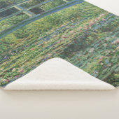 Der Seerosenteich, Landschaftsölgemälde, Monet Sherpadecke (3/4)