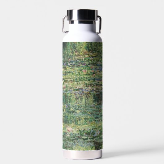 Der Seerosenteich, Landschaftsölgemälde, Monet Trinkflasche (Vorne)