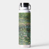 Der Seerosenteich, Landschaftsölgemälde, Monet Trinkflasche (Rückseite)