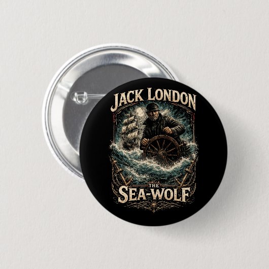 Der Seewolf Button (Vorne & Hinten)