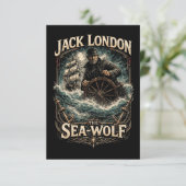 Der Seewolf Dankeskarte (Stehend Vorderseite)