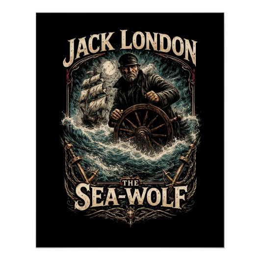 Der Seewolf Poster (Vorderseite)