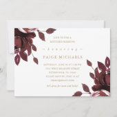 Der Segen der Christlichen Burgunderblüte Einladung (Vorderseite)