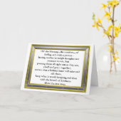 Der Segen der Freundschaft Karte (Gelbe Blume)