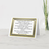 Der Segen der Freundschaft Karte (Vorderseite)