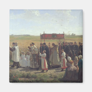 Der Segen der Weizen in den Artois, 1857 Magnet