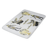 Der Segen des Golden Pharao: Kunst des alten Ägypt Badematte (Schrägansicht)