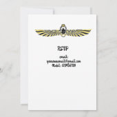 Der Segen des Golden Pharao: Kunst des alten Ägypt Einladung (Rückseite)