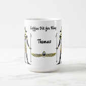 Der Segen des Golden Pharao: Kunst des alten Ägypt Kaffeetasse (Mittel)