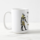 Der Segen des Golden Pharao: Kunst des alten Ägypt Kaffeetasse (Links)