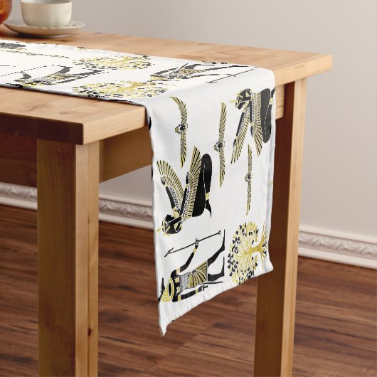 Der Segen des Golden Pharao: Kunst des alten Ägypt Kurzer Tischläufer (Beispiel)