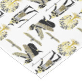 Der Segen des Golden Pharao: Kunst des alten Ägypt Tischdecke (Schrägansicht)