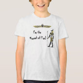 Der Segen des Golden Pharao: Kunst des alten Ägypt Tri-Blend Shirt (Vorderseite)