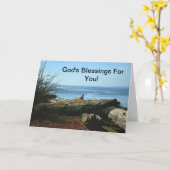 Der Segen des Gottes für Sie! Beileid-Karte Karte (Gelbe Blume)