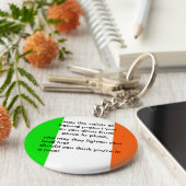 Der Segen des irischen Fahrers Schlüsselanhänger (Seite)