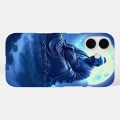 Der Segen des Mondes über der himmlischen Statue Case-Mate iPhone Hülle (Rückseite (Horizontal))
