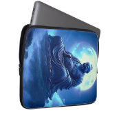 Der Segen des Mondes über der himmlischen Statue Laptopschutzhülle (Vorne Rechts)