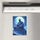Der Segen des Mondes über der himmlischen Statue Magnet (In Situ (Geschirrspüler))