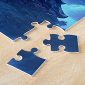 Der Segen des Mondes über der himmlischen Statue Puzzle (Seite)