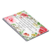 Der Segen | Kunstschrift | Nummern 6:24-26 Notizblock (Rechte Seite)