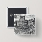 Der Segen von Papst Pius V Button (Vorne & Hinten)