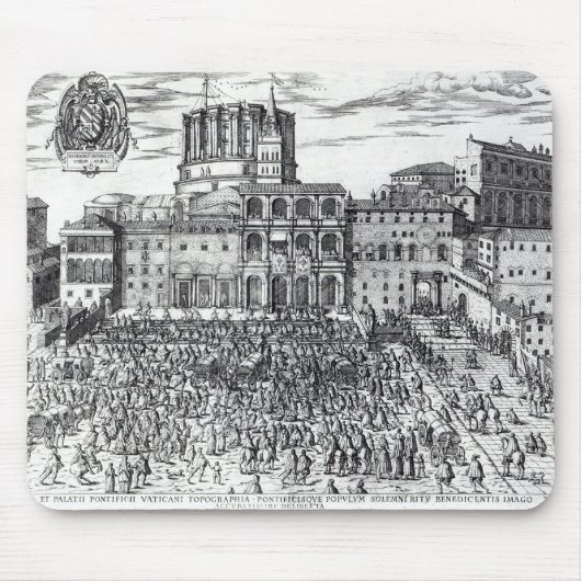 Der Segen von Papst Pius V Mousepad (Vorne)