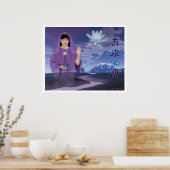 Der Segen von Quan Yin Poster (Küche)