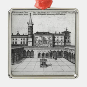 Der SegenLoggia alten Vatikans Ornament Aus Metall