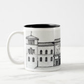 Der SegenLoggia alten Vatikans Zweifarbige Tasse (Links)