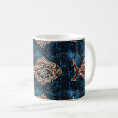 "Der Seher (5)" Kaffeetasse (VorderseiteRechts)