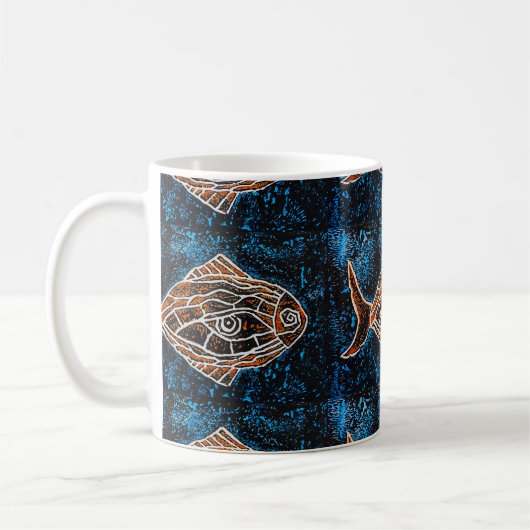 "Der Seher (5)" Kaffeetasse (Links)