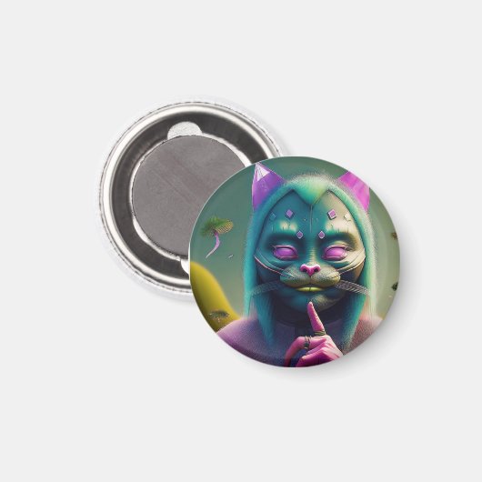 Der Seher wird gleich eine Beobachtung machen Magnet (Vorderseite/Rückseite)