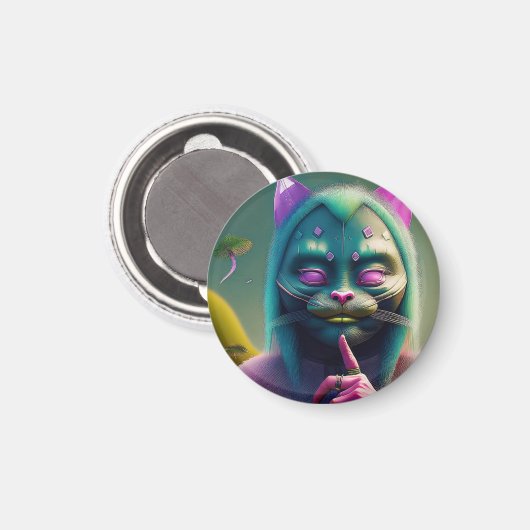 Der Seher wird gleich eine Beobachtung machen Magnet (Vorderseite/Rückseite)