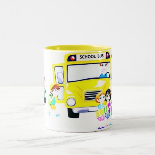 DER SEHR BESONDERE **BUS-TREIBER** ZWEIFARBIGE TASSE (Mittel)