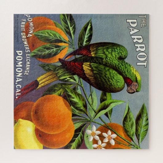 Der sehr grüne Papagei Puzzle (Horizontal)