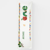 Der sehr hungrige Raupen-Geburtstag Banner (Vertikal)