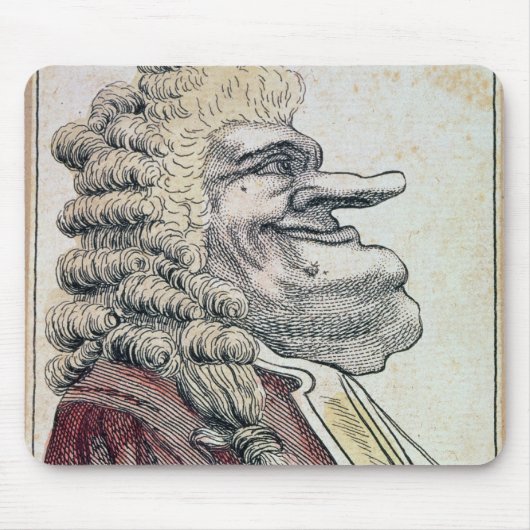 Der sehr werte Edmund Burke0 Mousepad (Vorne)