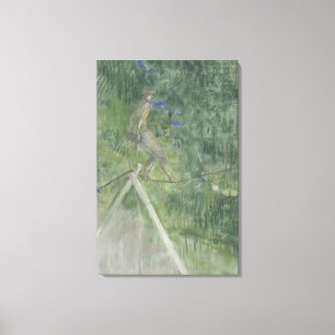 Der Seil-Tänzer (Pastell) Leinwanddruck