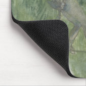 Der Seil-Tänzer (Pastell) Mousepad (Ecke)