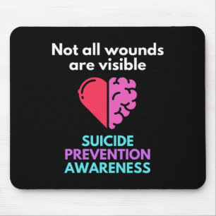 Der Selbstmord gibt dem anderen den Schmerz. Suici Mousepad