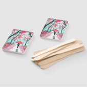 Der seltene Weg der menschlichen Silhouette mit de Fächer (Non-assembled)