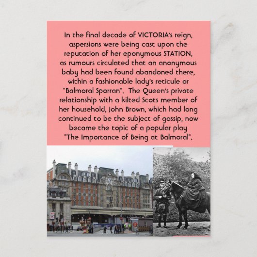 Der seltsame Fall des Balmoral Sporran-Skandals Postkarte (Vorderseite)
