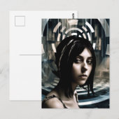 Der seltsame Pool Postkarte (Vorne/Hinten)