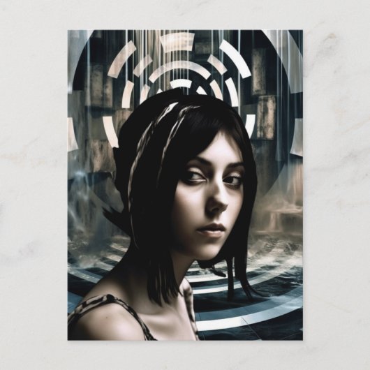 Der seltsame Pool Postkarte (Vorderseite)