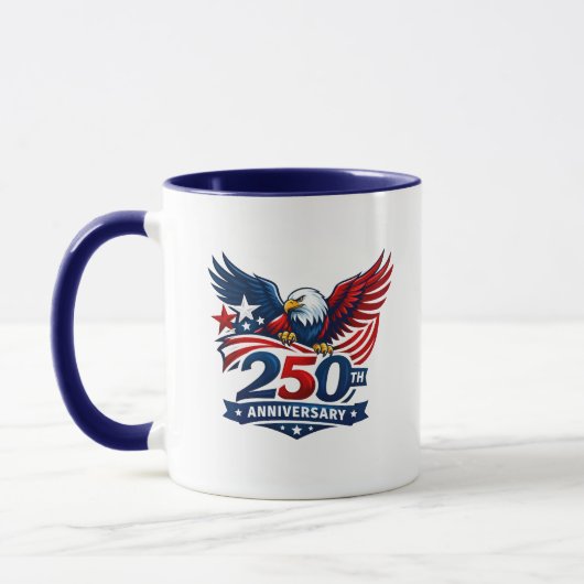 Der Semiquincentennial-Erinnerungsbecher Tasse (Links)