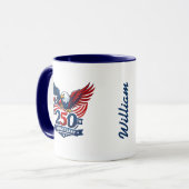 Der Semiquincentennial-Erinnerungsbecher Tasse (Vorderseite Links)