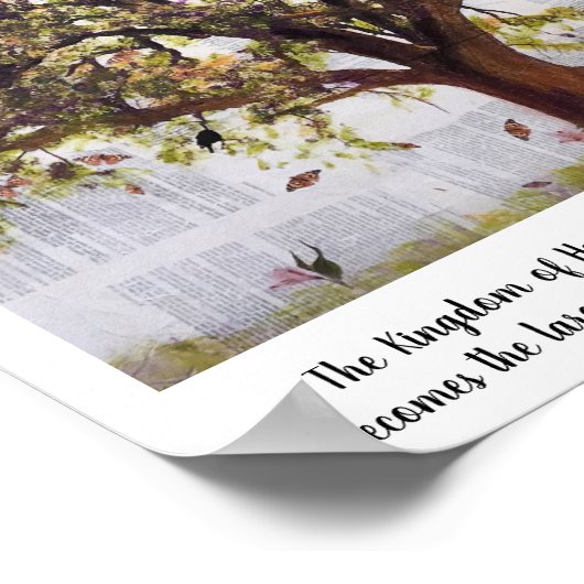 Der Senfbaum Poster (Ecke)